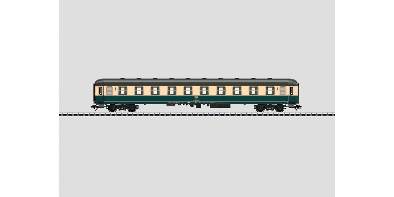 43912 Express Train Passenger Car DB type Am 203.0 ocean blue/beige Ep.IV